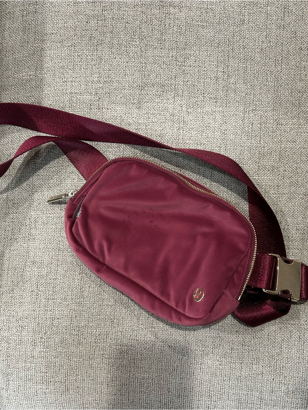Lululemon maroon belt bag